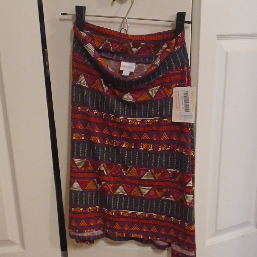 Girls Size 14 Lularoe Multi-Colored Girls Azure Skirt, NWT
